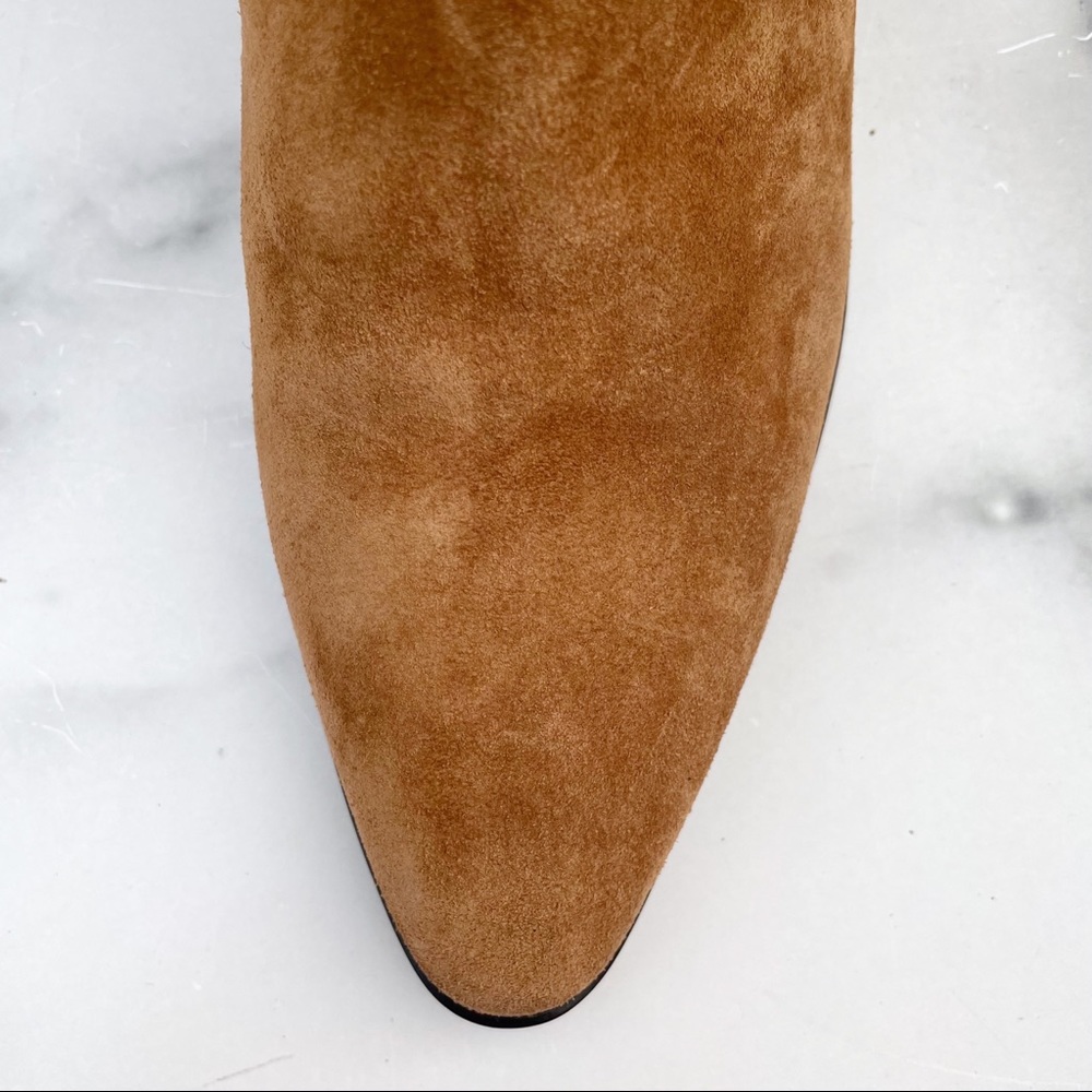 Saint Laurent Rock 40 Stars women’s tan suede ankle boot size IT 35 US 5 - Picture 10 of 16